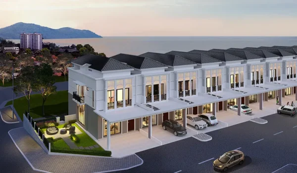 3 storey Terrace Top view